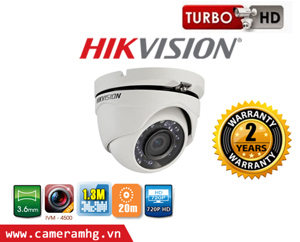 Camera Dome HD-TVI Hikvision DS-2CE56C2T-IRM