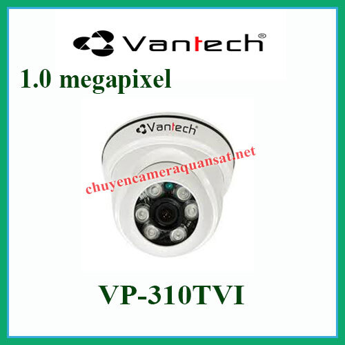 Camera Dome HD-TVI hồng ngoại Vantech VP-310TVI - 1.0 Megapixel
