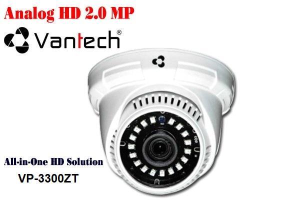 Camera Dome HD-TVI hồng ngoại Vantech VP-3300ZT - 2MP