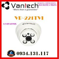 Camera Dome HD-TVI hồng ngoại 1.0 Megapixel VANTECH VP-221TVI