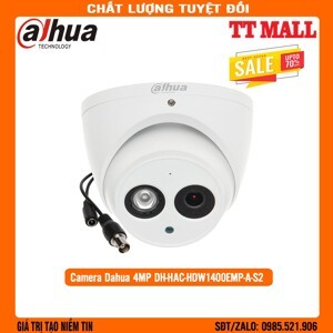 Camera Dome HDCVI Dahua HAC-HDW1400EMP-A - 4MP
