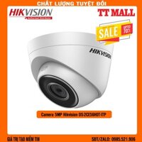 Camera Dome  HDTVI 5MP Hikvision DS-2CE56H0T-ITP ( đổi qua mã 76H0T-ITPFS)  vỏ nhựa hàng chính hãng bảo hành 2 năm