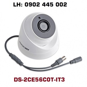 Camera Dome HDTVI Hikvision DS-2CE56C0T-IT3