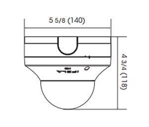 Camera dome Sony SNCDH140T (SNC-DH140T) - IP, hồng ngoại