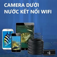 Camera dưới nước kết nối wifi gắn cần câu cá dò tìm thám hiểm dưới nước