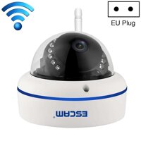 Camera ESCAM QD800WIFI ONVIF HD 1080P 2.0MP P2P Đám mây riêng Bảo mật chống nước Camera IP WiFi, Hỗ trợ phát hiện chuyển động / Tầm nhìn ban đêm, Khoảng cách hồng ngoại: 10m