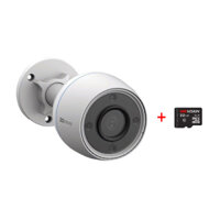 CAMERA EZVIZ H3C 2.0MP Tầm nhìn hồng ngoại 30M Nhận diện phát hiện chính xác người, vật, xe nhờ ứng dụng công nghệ AI - Hàng chính hãng - H3C32GB