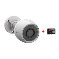 CAMERA EZVIZ H3C 2.0MP Tầm nhìn hồng ngoại 30M Nhận diện phát hiện chính xác người, vật, xe nhờ ứng dụng công nghệ AI - Hàng chính hãng - H3C64GB