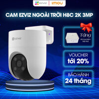 Camera EZVIZ Ngoài Trời H8C Pro 2K 3MP, Phát Hiện Dáng Người, Còi Hú Báo Động, Đàm Thoại 2 Chiều
