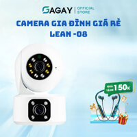 Camera gia đình LEAN-208, Camera thông minh, kết nối Wifi,Độ phân giải 2MP, góc xoay toàn cảnh 360 độ [1]