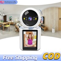 Camera Giám sát Wifi 2K Tích Hợp Màn Hình Lớn - Gọi điện Video Call Trực Tiếp, Siêu Tiện Dụng