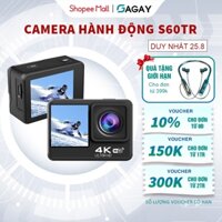 Camera hành động 4K S60TR, hình ảnh sắc nét, chức năng đa dạng, máy ảnh mini cảm biến chất lượng cao