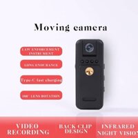 Camera hành động HD 1080P Camera ghi âm toàn bộ trong một Hồng ngoại tầm nhìn ban đêm Camera Mini không dây xoay 180° Camera ống kính