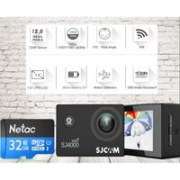 Camera Hành Động Thể Thao SJCAM 4000 Wifi Chống Nước - Free Thẻ 32GB