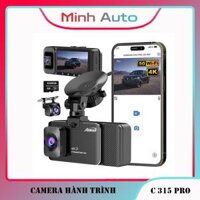 Camera hành trình 3 mắt C315- camera 3 mắt giá rẻ