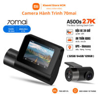 Camera hành trình 70mai A500s bản quốc tế, 2.7K, cảm biến hình SONY , GPS , lệch làn, cảnh báo bằng giọng nói tự động