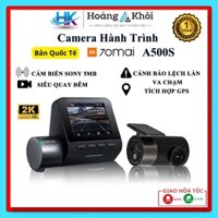 Camera hành trình 70Mai Dash Cam Pro Plus A500s, phiên bản quốc tế ,cảm biến Sony, cảnh báo lệch làn