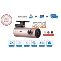 Camera Hành Trình 70mai M300 Ghi Hình 2K Bản Quốc Tế Nguyên Seal Tặng kèm thẻ nhớ 32gb Màu Gold