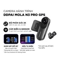 Camera hành trình DDPAI Dash cam Mola N3 Pro GPS – Độ phân giải 2K 1600P, Kết nối Wifi