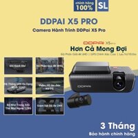 Camera hành trình DDPai X5 Pro độ phân giải 4K Ghi hình kênh đôi Tích hợp Wifi cùng Công nghệ giảm nhiễu
