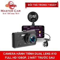 Camera Hành Trình DUAL LENS A10 FHD 1080p 2 Mắt Ghi Hình Trước Sau Góc Nhìn Rộng Ghi Âm Cảm Biến Va Chạm - Master Car