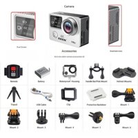 Camera hành trình Eken H6S – 4K Chính Hãng Chống Rung EIS