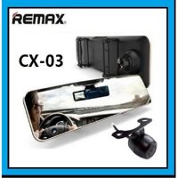 Camera hành trình gắn gương chiếu hậu tích hợp camera lùi Remax CX - 03