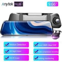 Camera Hành Trình Gương Anytek A46 + Màn 9,7 inch Full HD
