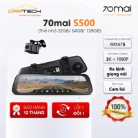 Camera hành trình gương chiếu hậu 70mai S500 3K HDR