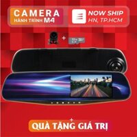 Camera Hành Trình Gương M4 Xetabon full HD 1080p - Tự Động Ghi Đè Video - Góc quay rộng - có cảm biến bảo hành 12 tháng - Cam M4 cam trướcthẻ