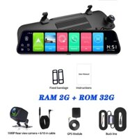 Camera hành trình gương ô tô Z55 Phisung (Android 8.1 – 2GB + 32GB – Bluetooth 4.0