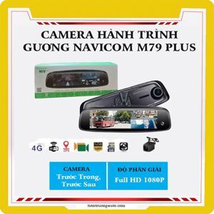 Camera hành trình gương thông minh Navicom M79 Plus