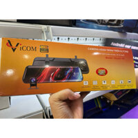 Camera Hành Trình Gương VICOM 10L cho xe tải Kiêm Lùi 2in1 , dây dài 15m chuyên dùng cho xe tải