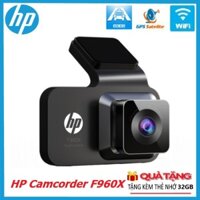 Camera hành trình HP F960X 2K tích hợp GPS và cảnh báo ADAS WIFI xem lại trên điện thoại, tặng kèm thẻ nhớ 32GB