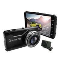 Camera hành trình Navicom T128 ghi trình trước sau, giá rẻ, thiết kế nhỏ gọn