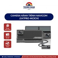 Camera Hành Trình Navicom J247Pro 4K(3CH) Cao Cấp, Cam 3 Mắt Xem Online