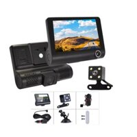 Camera hành trình ô tô 3 mắt X005 4 inch fullHD 1080p,camera sau chống nước-BM31 - BẢO HÀNH 6 THÁNG