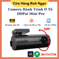 Camera Hành Trình Ô Tô DDPai Mini Pro, Độ Phân Giải 2K, Ống Kính Xoay 330 Độ Ghi Hình Trong Và Ngoài Xe