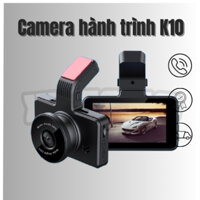 Camera hành trình ô tô [K10] có kết nối điện thoại ghi hình trước sau 1080p Full HD GPS