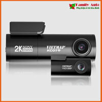 Camera hành trình ô tô KC01 Pro Vietmap Camera ô tô 2 mắt cảnh báo giao thông