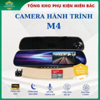 Camera hành trình ô tô M4 hỗ trợ cam trước và sau, ghi âm, chế độ quay đêm , hình ảnh sắc nét.