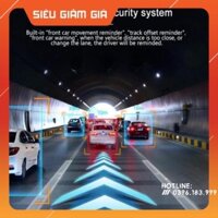 Camera hành trình ô tô U6 - camera hành trình có ADAS, GPS, cảnh báo va chạm - cắm cổng USB màn android - BH 1 năm