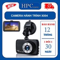 Camera hành trình ô tô X004 - 2 mắt camera trước sau ghi hình đa chiều, có chế độ ghi đè