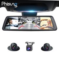 Camera hành trình ô tô xe hơi cao cấp Phisung V9 Plus tích hợp 4 camera Android Wifi GPS