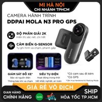 Camera hành trình ô tô Xiaomi DDPAI Dash cam Mola Mini / N3 / N3 GPS / N3 Pro - Độ phân giải 2K, kết nối Wifi