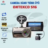 Camera Hành Trình  ONTEKCO S16 Full HD 1296p  Siêu Nét-, Hỗ trợ Quay Đêm, Ghi đè khi thẻ đầy . BH 12 Tháng ,