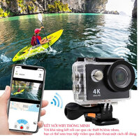 Camera Hành Trình Sports 4K Ultra Hd Wifi, Độ Phân Giải 1080P Full HD, Chống Rung Lắc, Chống Nước