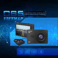 Camera hành trình Vietmap C65 ghi hình trước và sau xe Ultra HD 4K, kết nối Wifi, màn hình cảm ứng