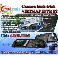 Camera hành trình VIETMAP IDVR P2 THIẾT KẾ SANG TRỌNG TẶNG THẺ NHỚ, SIM 4G