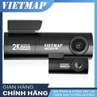 Camera hành trình Vietmap KC01 Ghi hình cam trước SUPER HD (2K) - Cam Sau FULL HD 1080P, tặng kèm thẻ nhớ 32g vietmap